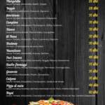 Menu 25Food corner Marrakech